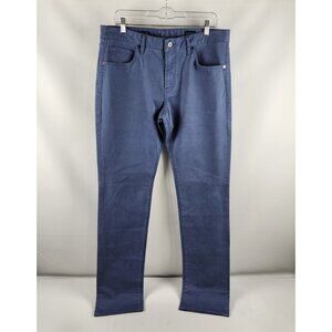 7 Diamonds Pants Mens 33x34 Blue Clifton Slim Straight Pants